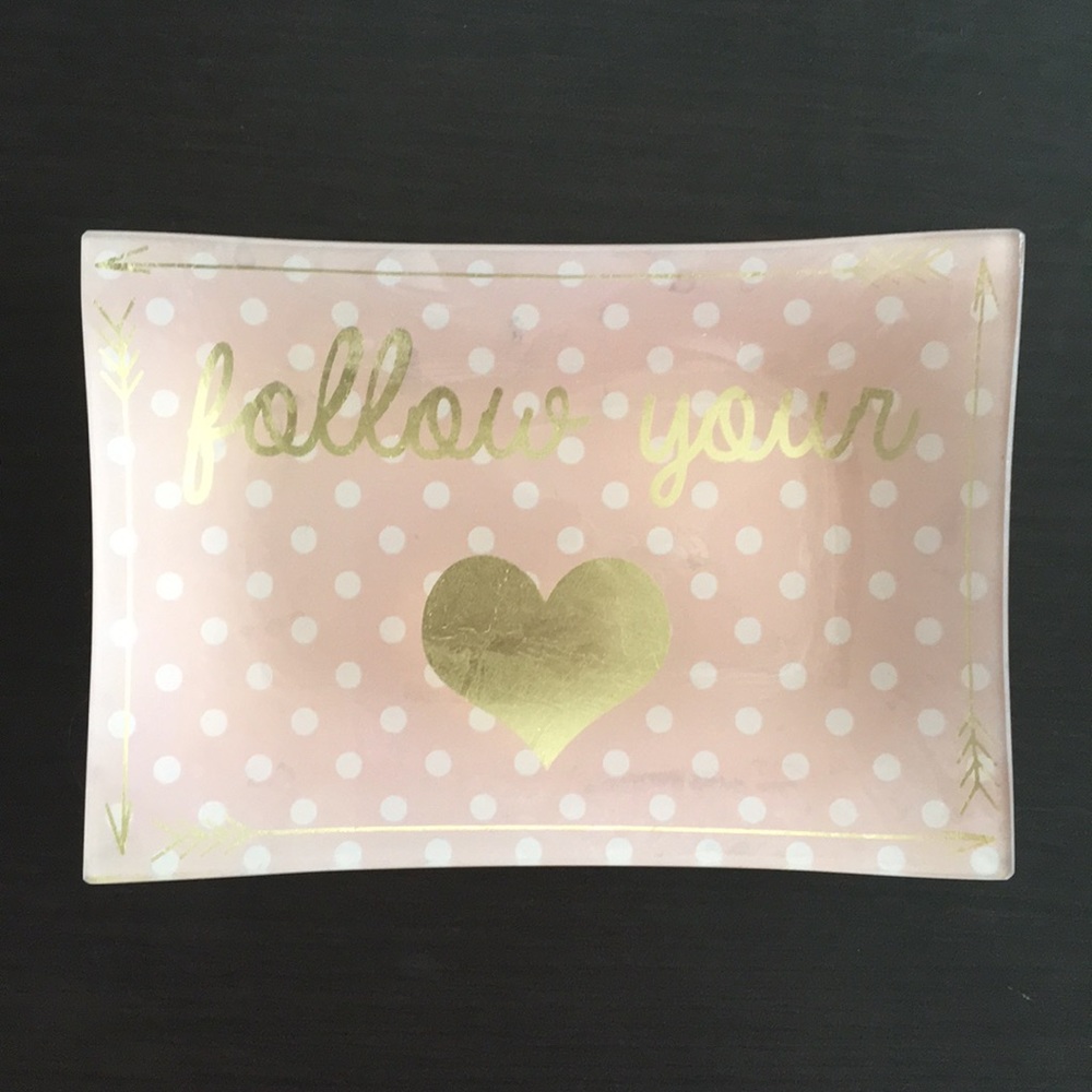 Blush & Gold Jewelry Tray